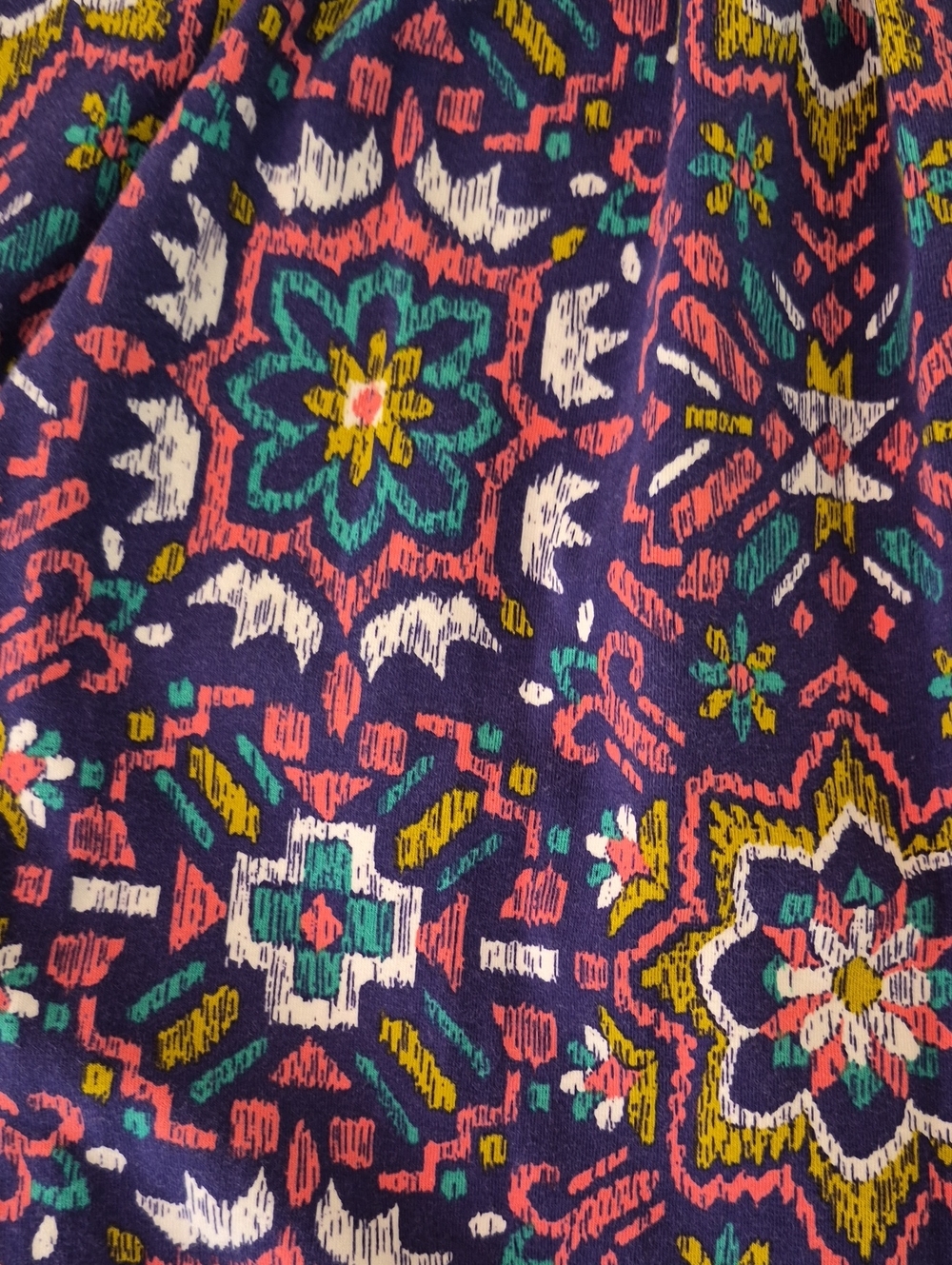 Multicolored Geometric Print Sleeveless Dress - Picture 4 of 5